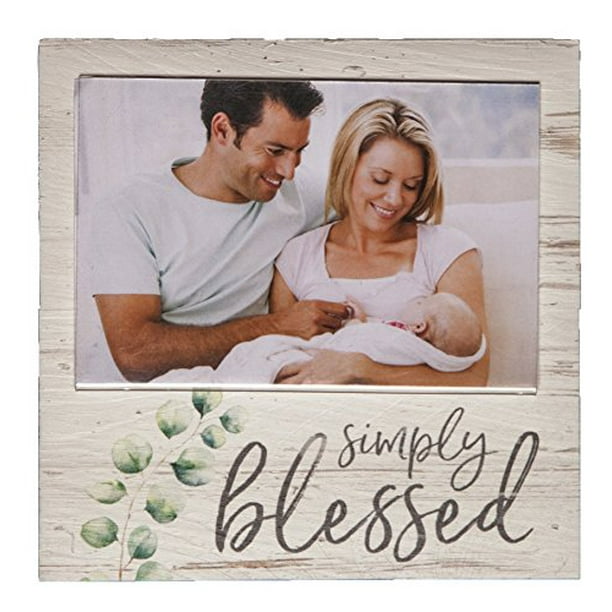 GRAHAM DUNN Simply Blessed Greenery Natural 7 x 7 Wood Box Wall Photo Frame Plaque P Graham Dunn P GRAHAM DUNN Simply Blessed Greenery Natural 7 x 7 Wood Box Wall Photo Frame Plaque P Graham Dunn P